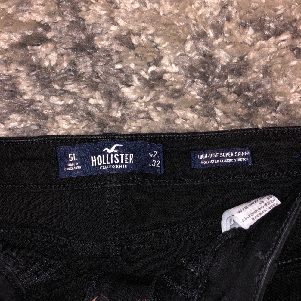 Ripped Black Hollister Jeans